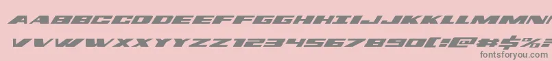 dassaultexpandital Font – Gray Fonts on Pink Background