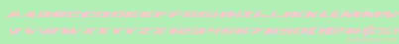 dassaultexpandital Font – Pink Fonts on Green Background