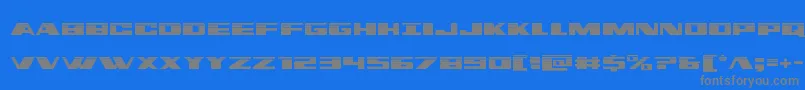 More about dassaulthalf Font dassaulthalf Font – Gray Fonts on Blue Background
