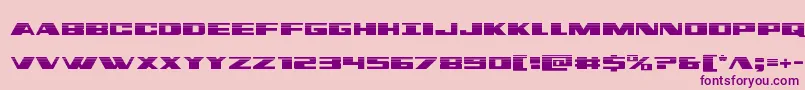 dassaulthalf Font – Purple Fonts on Pink Background