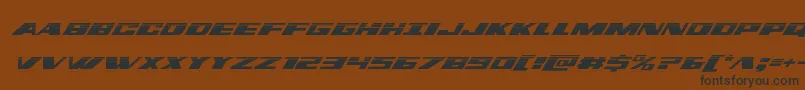 dassaulthalfital Font – Black Fonts on Brown Background