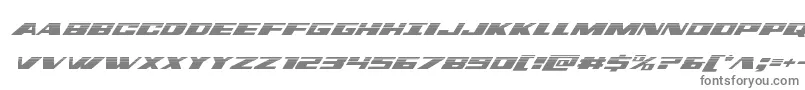 dassaulthalfital Font – Gray Fonts on White Background