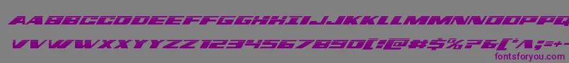 Police dassaulthalfital – polices violettes sur fond gris