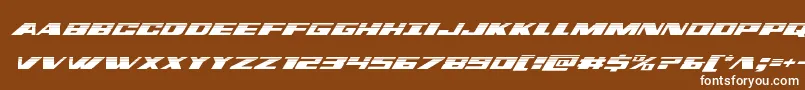 dassaulthalfital Font – White Fonts on Brown Background