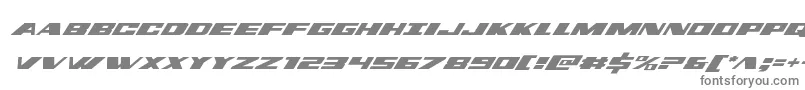 dassaultital Font – Gray Fonts on White Background