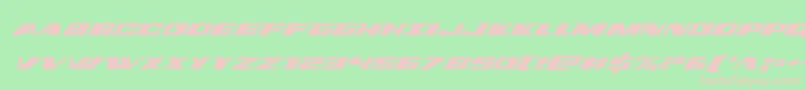 dassaultital Font – Pink Fonts on Green Background