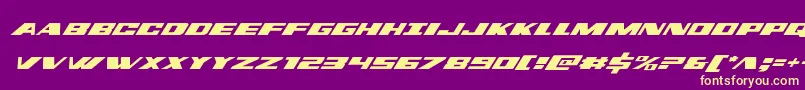 More about dassaultital Font dassaultital Font – Yellow Fonts on Purple Background