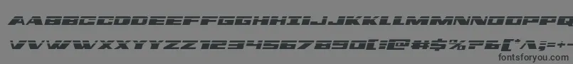 dassaultlasersemital Font – Black Fonts on Gray Background