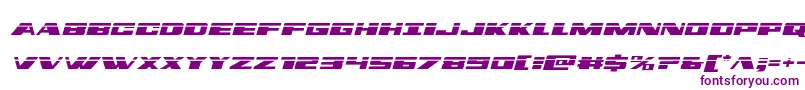 dassaultlasersemital Font – Purple Fonts on White Background