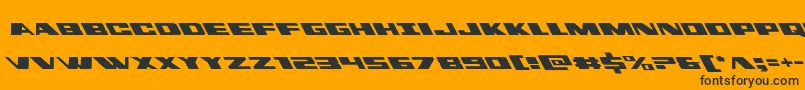 dassaultleft Font – Black Fonts on Orange Background