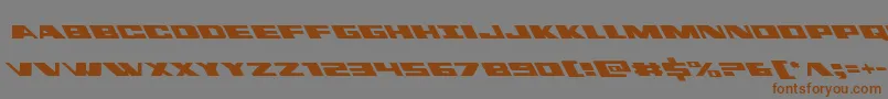 dassaultleft Font – Brown Fonts on Gray Background