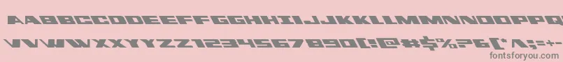 dassaultleft Font – Gray Fonts on Pink Background