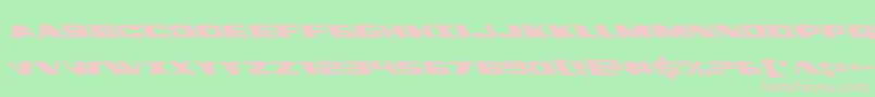 dassaultleft Font – Pink Fonts on Green Background