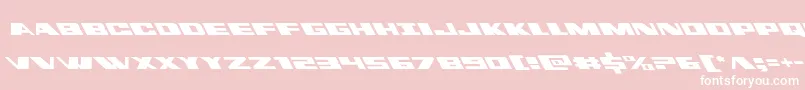 dassaultleft Font – White Fonts on Pink Background