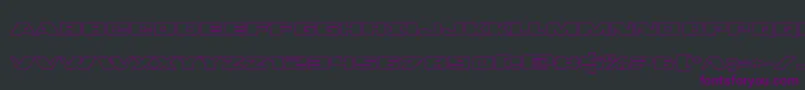 dassaultout Font – Purple Fonts on Black Background