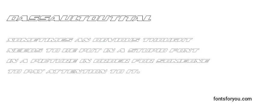 Dassaultoutital (124553) Font