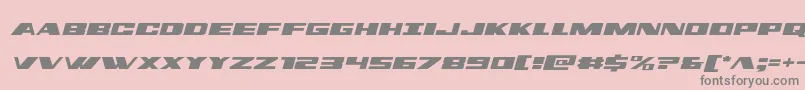 dassaultsemital Font – Gray Fonts on Pink Background