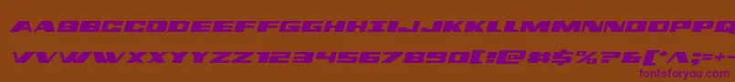 dassaultsemital Font – Purple Fonts on Brown Background