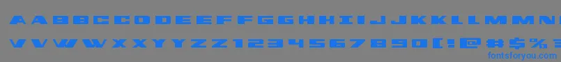 dassaulttitle Font – Blue Fonts on Gray Background