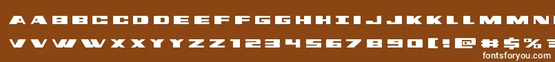 dassaulttitle Font – White Fonts on Brown Background