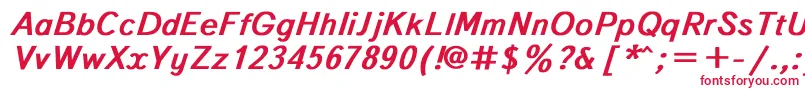 フォントTextboo3 – 赤い文字