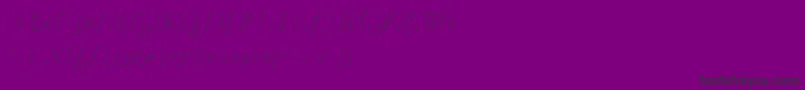 Шрифт dattebayo – чёрные шрифты на фиолетовом фоне