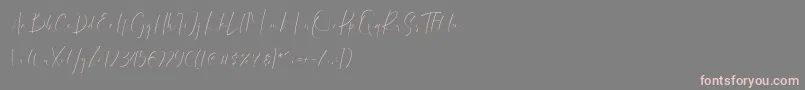 dattebayo Font – Pink Fonts on Gray Background