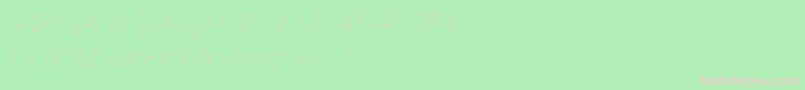dattebayo Font – Pink Fonts on Green Background