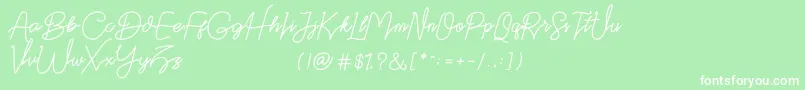 More about Datten Dafont Font Datten Dafont Font – White Fonts on Green Background