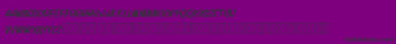 Шрифт DavidAndSovhieDEMO Sans – чёрные шрифты на фиолетовом фоне