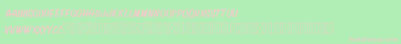 DavidAndSovhieDEMO Sans Font – Pink Fonts on Green Background