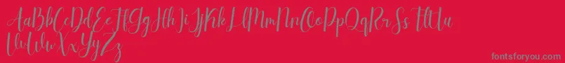 daydream dafont free Font – Gray Fonts on Red Background