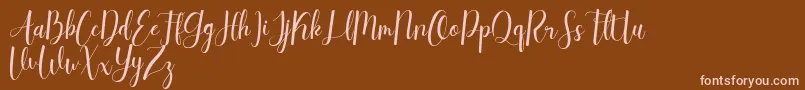 daydream dafont free Font – Pink Fonts on Brown Background