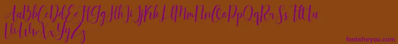 daydream dafont free Font – Purple Fonts on Brown Background