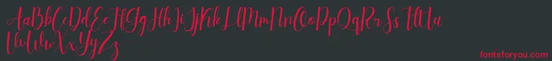 daydream dafont free Font – Red Fonts on Black Background