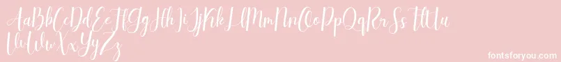daydream dafont free Font – White Fonts on Pink Background