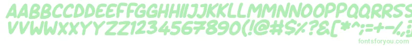 Fonte Daydreamers Italic – fontes verdes