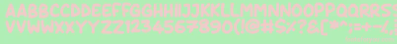 Daydreamers Font – Pink Fonts on Green Background