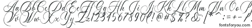 Czcionka Dayland – czcionki kaligraficzne