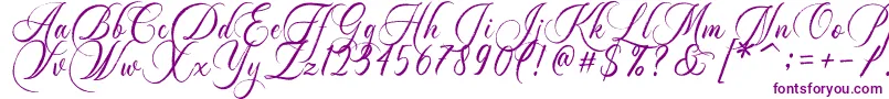 Dayland-Schriftart – Violette Schriften