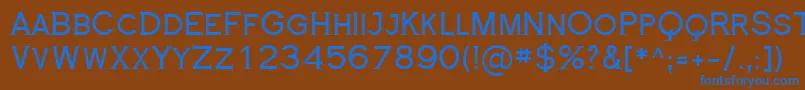 Подробнее о шрифте RoyalSerif Шрифт RoyalSerif – синие шрифты на коричневом фоне