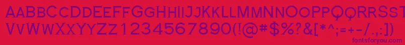 RoyalSerif Font – Purple Fonts on Red Background