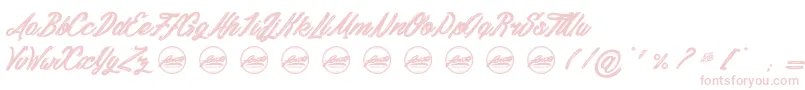 DaylightMoonlight PersonalUseOnly Font – Pink Fonts on White Background