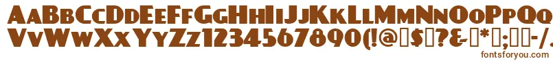 DAYPBL   Font – Brown Fonts on White Background