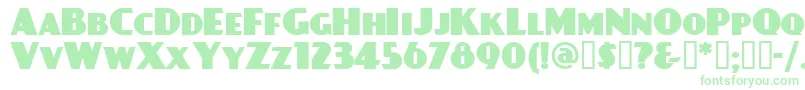 DAYPBL   Font – Green Fonts on White Background