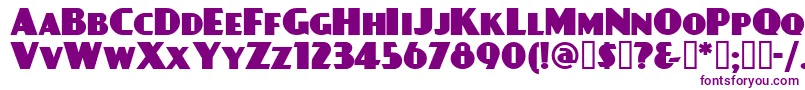 DAYPBL   Font – Purple Fonts on White Background