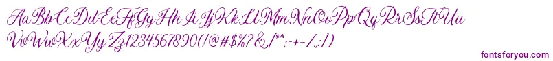 Daytonia Free-fontti – violetit fontit