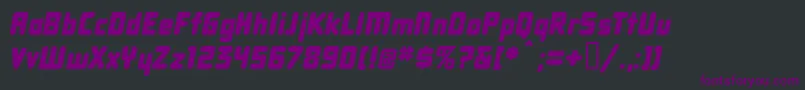 DBXLNI   Font – Purple Fonts on Black Background