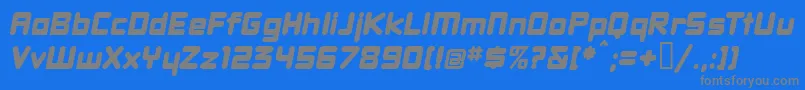 Weitere Informationen zur DBXLNWI -Schriftart DBXLNWI -Schriftart – Graue Schriften auf blauem Hintergrund