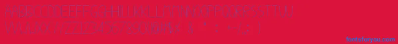 dcap font Font – Blue Fonts on Red Background